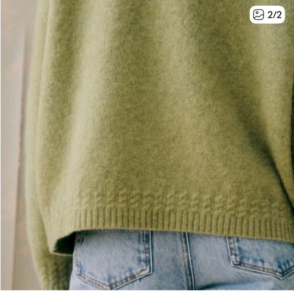 Sezane Amiel Jumper Almond - Size L - Picture 3 of 5